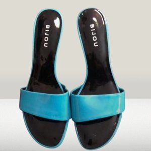 New Bijou‎ heels blue size 7 women's ladies shoes 👠 sandals